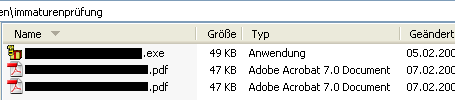 Anzeige im Windows Explorer
