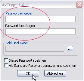 Passworteingabe